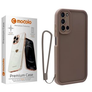 کاور موکولو مدل Silicone Puffer Strap مناسب برای گوشی موبایل سامسونگ Galaxy A31 به همراه بند آویز