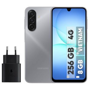 گوشی موبایل سامسونگ مدل Galaxy A17 دو سیم کارت ظرفیت 256 گیگابایت و رم 8 گیگابایت - ویتنام به همراه شارژر 25 وات سامسونگ