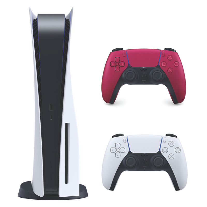 کنسول بازی سونی مدل PlayStation 5 ظرفیت 825 گیگابایت ریجن 1216A اروپا به همراه دسته اضافی