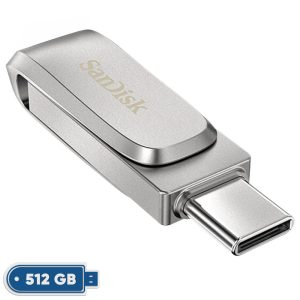 فلش مموری سن دیسک مدل Ultra Dual Drive Luxe ظرفیت 512 گیگابایت