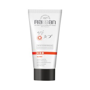 کرم ضد آفتاب بدون رنگ راسن SPF 30 مدل potent مناسب پوستهای چرب حجم 40 میلیلیتر