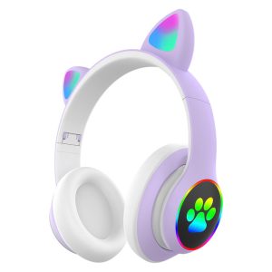 هدفون بلوتوثی مدل STN-28 طرح Cat