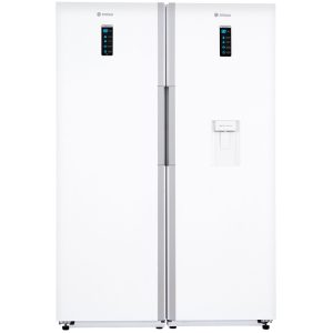 یخچال فریزر 36 فوت دوقلو اسنوا مدل SN6-121، دارای آب‌سردکن، با ارتفاع 180، عمق 67.5 و پهنای 120 سانتی‌متر، میزان مصرف انرژی A+، دارای 5 طبقه در یخچال و 2 طبقه در فریزر، دارای سیستم نوفراست، دارای گردش هوای سه بعدی و