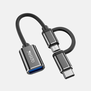 مبدل OTG microUSB/ USB-C به USB 3.0 یسیدو مدل GS02