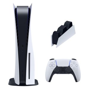 کنسول بازی سونی مدل PlayStation 5 ظرفیت 825 گیگابایت ریجن 1216A اروپا به همراه پایه شارژر