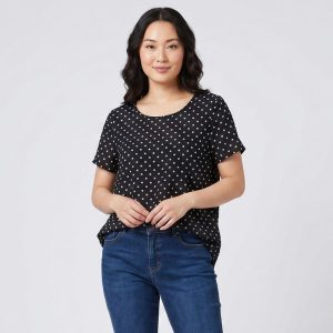 بلوز زنانه جینا مدل گلدار کد 3643