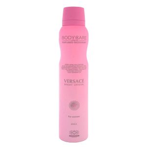 اسپری خوشبو کننده بدن زنانه بادی کر مدل Versace Bright Crystal حجم 200 میلی لیتر