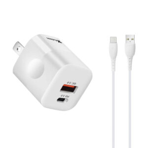 شارژر دیواری 20 وات کوکلاسیک مدل C-18 به همراه کابل USB-C