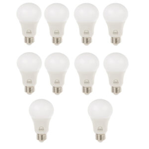 لامپ LED بروکس 10 وات مدل A60 پایه E27 بسته 10 عددی