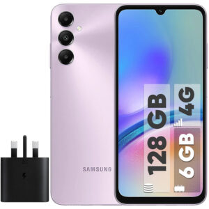 گوشی موبایل سامسونگ مدل Galaxy A05s دو سیم کارت ظرفیت 128 گیگابایت و رم 6 گیگابایت به همراه شارژر سامسونگ