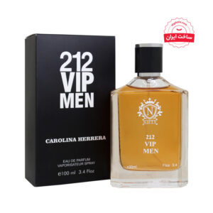 ادوپرفیوم مردانه نیفتی مدل 212 VIP حجم 100 میلیلیتر رایحه گل و ماندگاری متوسط، مناسب تمام فصول، نت آغازین رازیانه، بادیان رومی، نت میانی مشک، عنبر، وانیل، نت پایانی مشک، چوب، ماهون و عنبر
