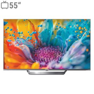 تلویزیون کیو ال ای دی هوشمند آیوا مدل ZQ-C3H GRAY سایز 55 اینچ