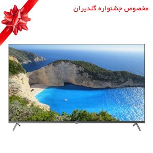 تلویزیون ال ای دی هوشمند جی پلاس مدل GTV-55SQ758NX سایز 55 اینچ