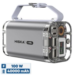پاوربانک هیسکا مدل HP-444PD ظرفیت 40000 میلی آمپر ساعت
