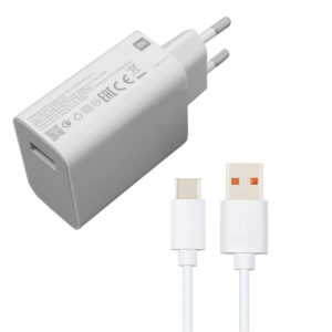 شارژر دیواری شیائومی مدل poco M4 PRO به همراه کابل تبدیل USB-C