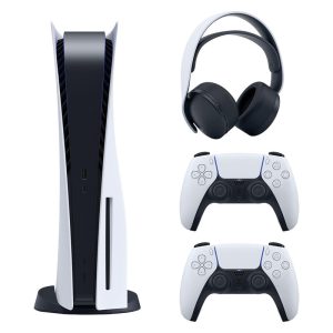 کنسول بازی سونی مدل PlayStation 5 ظرفیت 825 گیگابایت ریجن 1200 آسیا به همراه دسته اضافی و هدست