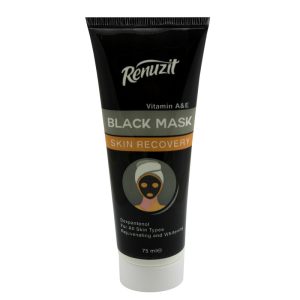 ماسک صورت رینوزیت مدل Black carbon active حجم 75 میلی لیتر