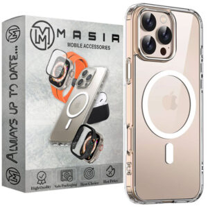 کاور مسیر مدل Clear Magnetic Magsafe مناسب برای گوشی موبایل اپل Iphone 16 Pro Max