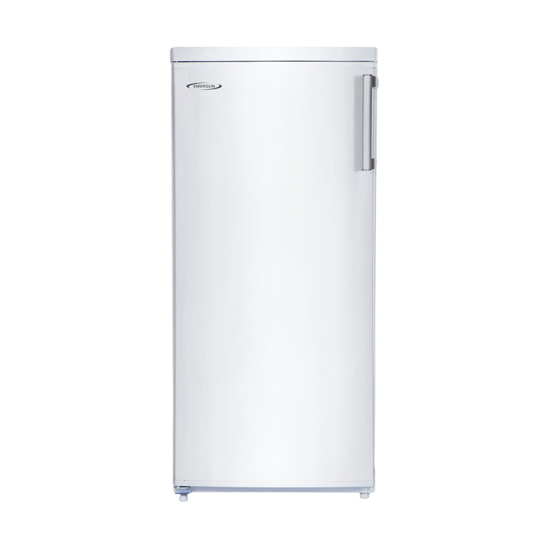 فریزر 10 فوت امرسان مدل  F1060T/M، با ارتفاع 133.5، عمق 68.5 و پهنای 60 سانتی‌متر، میزان مصرف انرژی A، دارای 6 کشو در فریزر، دارای  پایه های قابل تنظیم و چرخ دار